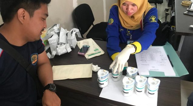 Sebelum PB, WBP Lapas Narkotika Palembang Jalani Tes Urin