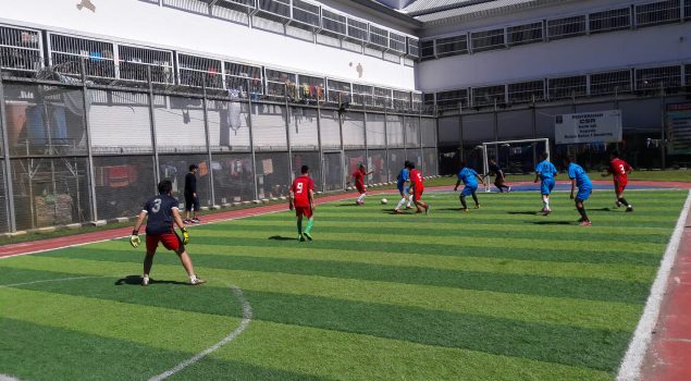 Futsal di Rutan Bandung Hadirkan Robby Darwis