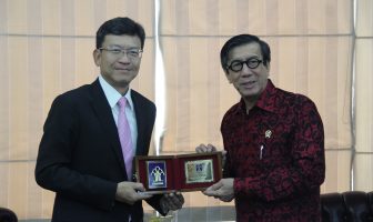 Menkumham Terima Kunjungan Duta Besar Thailand untuk Indonesia.