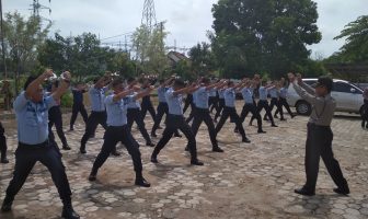 Lapas Way Kanan Gandeng Polres Bina CPNS Pemasyarakatan