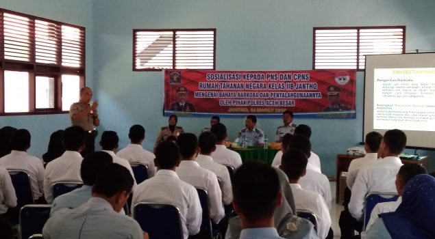 Petugas & CPNS Rutan Jantho Diingatkan Bahaya Narkoba