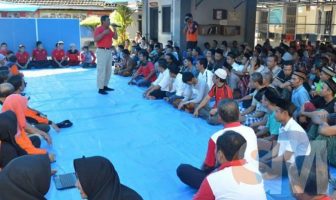 Petugas dan Warga Binaan Rutan Kebumen Ikuti Sosialisasi Penanganan Bencana