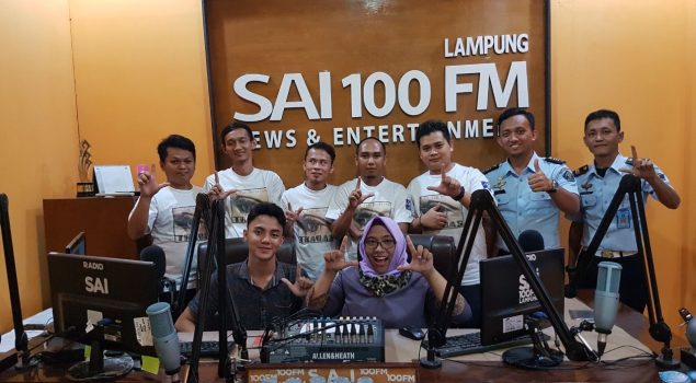 Trabas Band Lapas Bandar Lampung Mengudara di Radio SAI 100FM