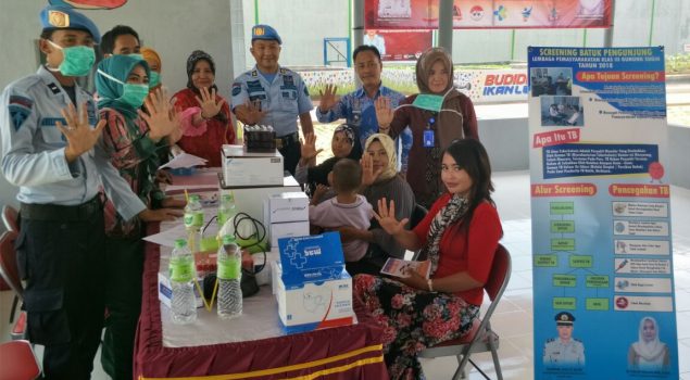 Screening TB Sasar Pengunjung & WBP Lapas Gunung Sugih