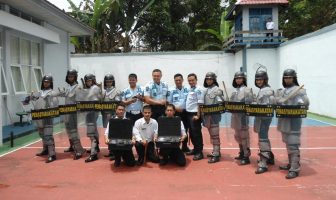 Latihan Penanganan Huru-Hara Cegah Gangguan Kamtib di Rutan Tanjung