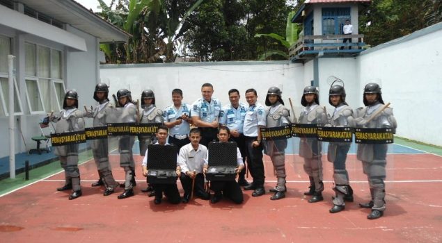 Latihan Penanganan Huru-Hara Cegah Gangguan Kamtib di Rutan Tanjung