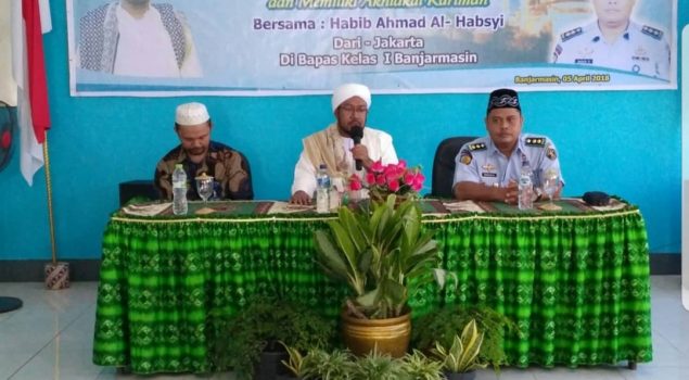 Bimbingan Kepribadian Bapas Banjarmasin Hadirkan Habib Ahmad