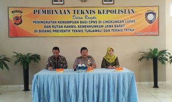 50 CPNS Bandung Raya Ikuti Bimtek Polsuspas di Rupbasan Bandung