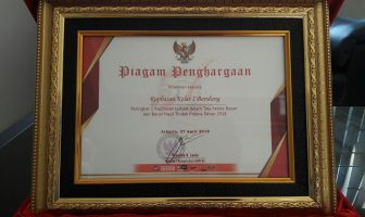 Rupbasan Bandung Raih Penghargaan Rupbasan Terbaik Tata Kelola Basan & Baran Tahun 2018