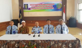 Ikuti Bimbingan Kepribadian, Klien Bapas Bandung Diajak Bertaubat