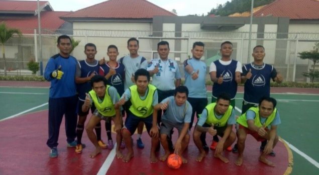 Beragam Pertandingan Olahraga Meriahkan Rutan Batam