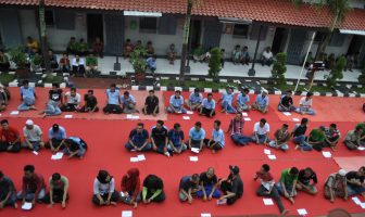 WBP & Petugas Rutan Rangkasbitung Berlomba Jadi Ranking I