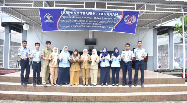 Gandeng Dinkes, Lapas Narkotika Lubuk Linggau Lakukan Screening TB