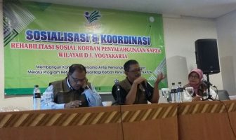 Perwakilan Bapas Yogya Hadiri Sosialisasi dan Koordinasi Korban Penyalahgunaan Napza