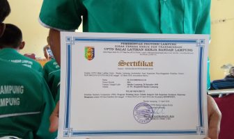 Rampungkan Pelatihan Kerja, Anak LPKA Lampung Dapat Sertifikat
