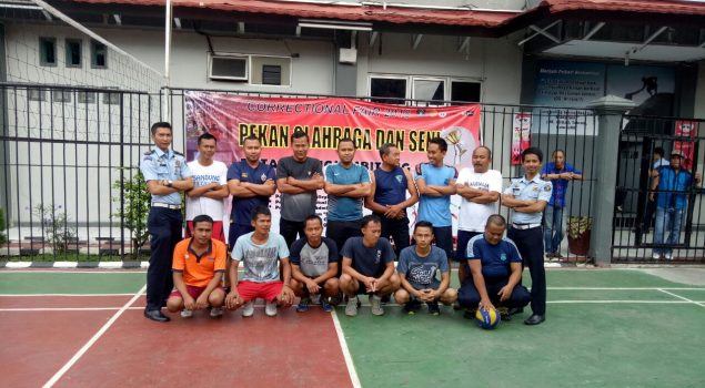 Porseni Meriahkan Correctional Fair di Rutan Rangkasbitung