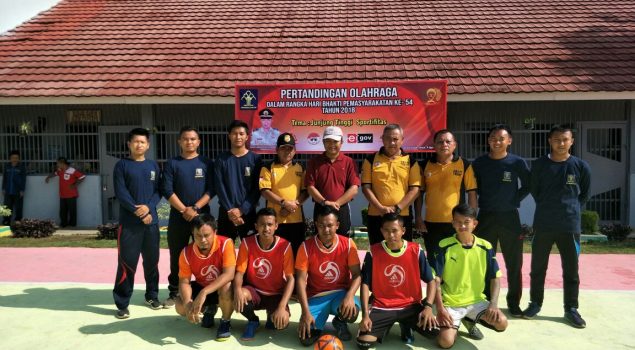 Sportivitas WBP Jaga Keamanan Lapas Gunung Sugih