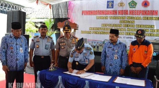 Rutan Kebumen Jalin Kerjasama dengan 3 Institusi Sekaligus