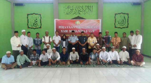 Lapas Piru Peringati Isra Miraj Bersama Kemenag Kabupaten Seram