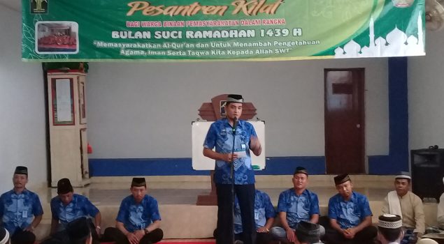 Pesantren Kilat di Rutan Krui, WBP Belajar Al Quran