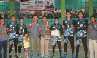 Rutan Mamuju Juara 1 Turnamen Volly Rutan Mamuju Cup 1