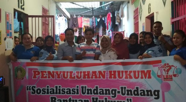 Lapas Perempuan Kendari Fasilitasi Bantuan Hukum Napi/Tahanan