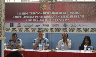 Tingkatkan Pelayanan Kepada WBP, Lapas Cikarang Gandeng Yayasan Rumah Sebaya