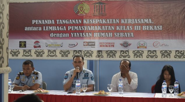 Tingkatkan Pelayanan Kepada WBP, Lapas Cikarang Gandeng Yayasan Rumah Sebaya