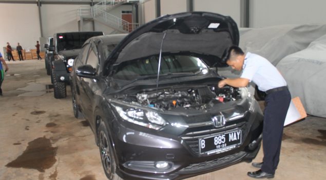 Rupbasan Jakbar & Tangerang Terima 3 Unit Mobil Titipan KPK