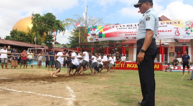 RESMI! BULAN OLAH RAGA DAN SENI DI LAPAS KEROBOKAN DIBUKA