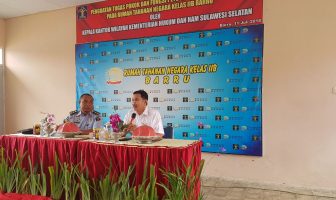 Di Rutan Barru, Kakanwil Sulsel Tekankan Upaya Pemberantasan Narkoba
