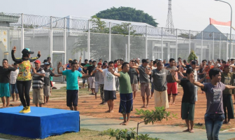 Lapas Pemuda Madiun Bertekad Sukseskan Pemecahan Rekor Dunia Senam Poco-Poco