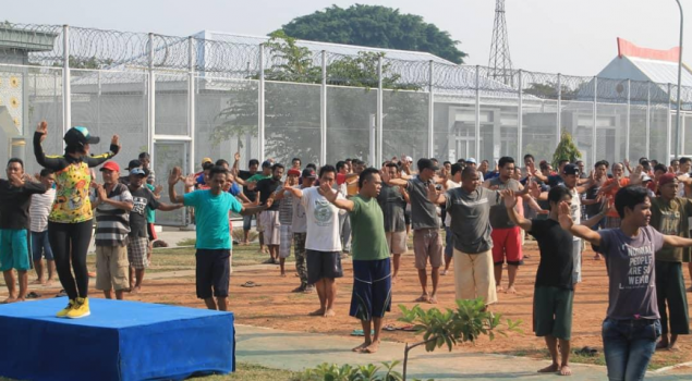 Lapas Pemuda Madiun Bertekad Sukseskan Pemecahan Rekor Dunia Senam Poco-Poco