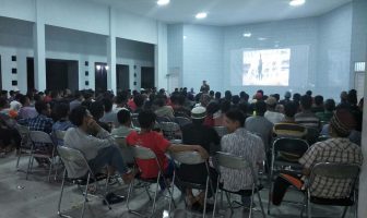 Nobar Piala Dunia Ciptakan Kebersamaan di Lapas Gunung Sugih