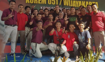 LaCika Band Hibur Peserta Lomba Panco di Korem 051 Wijayakarta