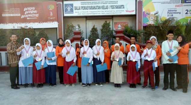 Bapas Yogyakarta Berikan Penghargaan bagi Anak Berprestasi