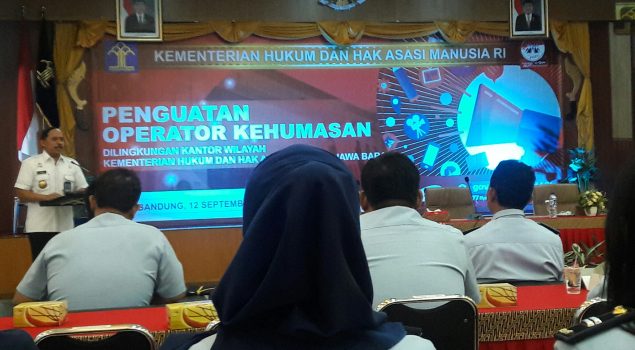 Kontributor Rupbasan Bandung Ikuti Penguatan Operator Kehumasan