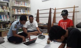 Pustaka Jeruji Rutan Majene Berbagi Ilmu dengan Al Mawa Pustaka