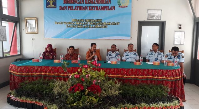 Lapas Sragen Bekali WBP dengan Pelatihan Menjahit