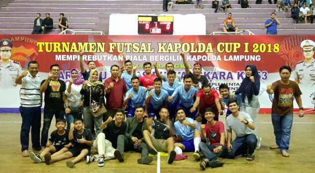 Tim Futsal Kanwil Lampung Tekuk Tim Futsal Bea Cukai