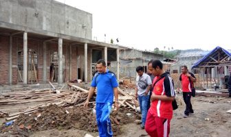 Ka. LPKA Ambon Pantau Pembangunan Kantor Baru LPKA Ambon