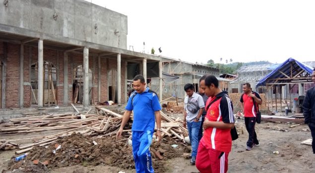 Ka. LPKA Ambon Pantau Pembangunan Kantor Baru LPKA Ambon