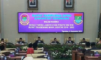 Hadiri Sertijab Bupati & Wakil Tangerang, Ini Asa Karutan Tangerang