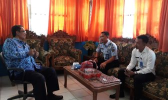 Jajaki Budidaya Kambing, Kepala Lapas Gunung Sugih Sambangi Dinas Peternakan