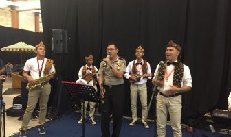 OKE LaCika Hibur Pengunjung Indonesia's Homeland Security Show