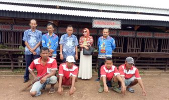 Penyuluh Disbunnak Lampung Tengah Tinjau Kandang Kambing Lapas Gunung Sugih
