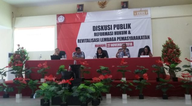 Karutan Manado Uraikan Revitalisasi Pemasyarakatan pada Diskusi Publik di Unsrat