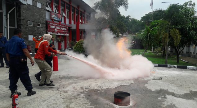 Rupbasan Bandung Kembali Gelar Pelatihan Penanggulangan Kebakaran