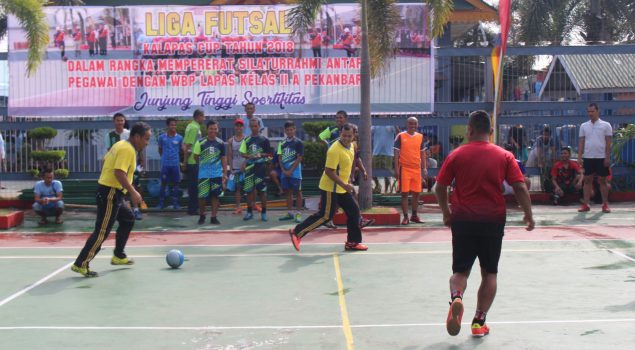 Liga Futsal Kalapas Pekanbaru Fasilitasi Pembinaan WBP