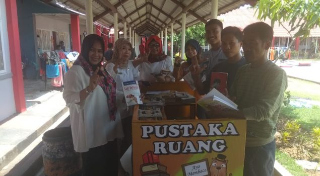 WBP Antusias Sambut "Pustaka Ruang" Rutan Pinrang